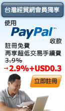 PayPal超低交易手續費優惠